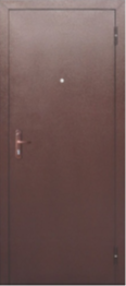 Дверь металлическая Прораб 1, металл/металл Антик медь, 960 правая