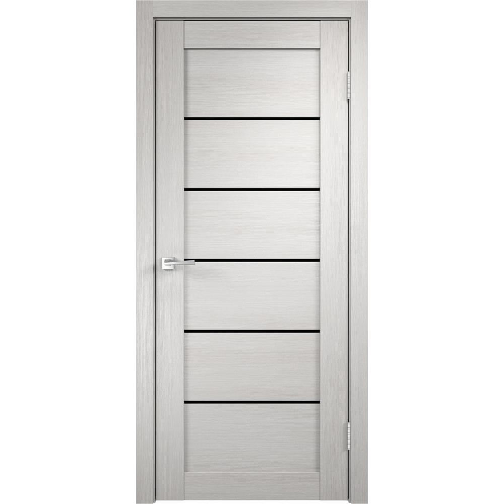 Дверное полотно 3D Flex UNICA  1 со стеклом, цвет Белый,  600х2000