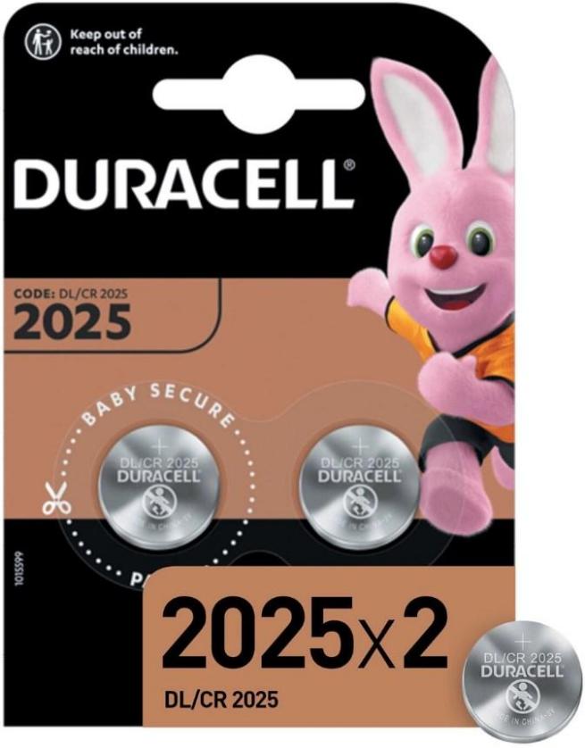 Батарейка DURACELL 2025 2шт