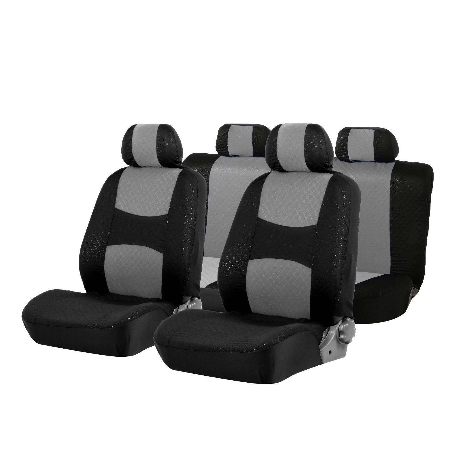 Авточехлы TORSO Premium универсальные, 9 предметов, чёрно-серый AV-3 2997980