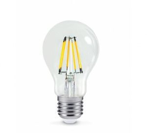 Лампа LED-A60-deco 11Вт 230В Е27 4000К 990Лм прозрачная IN HOME
