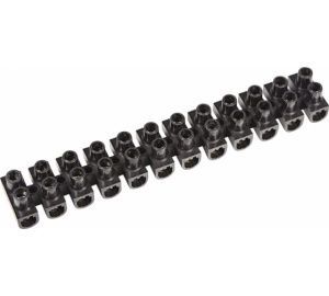 Клеммная колодка винтовая КВ-14 (6-14 мм²) 20А полипропилен черный Rexant 07-5014-2