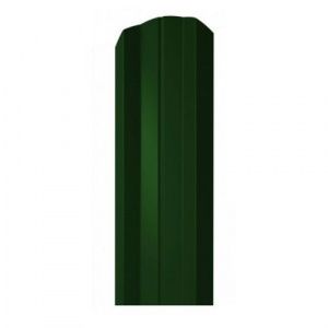 Штакетник СТАНДАРТ М-образный фигурный 1500*100мм ПЭ RAL 6005 (зеленый)