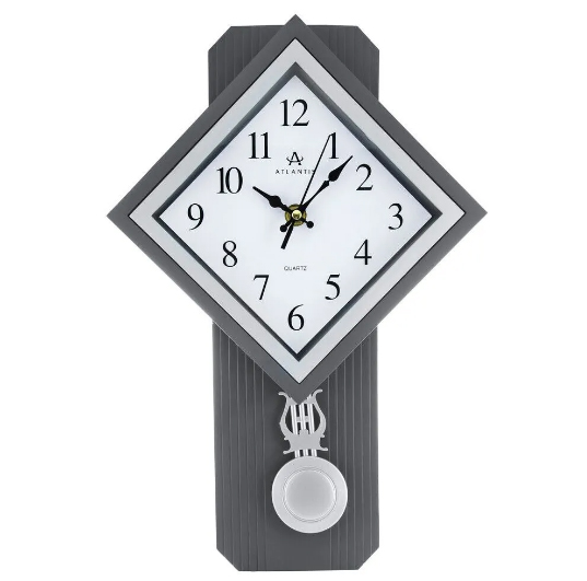 Часы настенные Atlantis GD-8807C gray