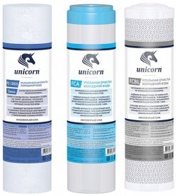 К-СА Комплект картриджей для питьевых систем PS-10, FCA-10, FCBL-10 Unicorn ИС.230068
