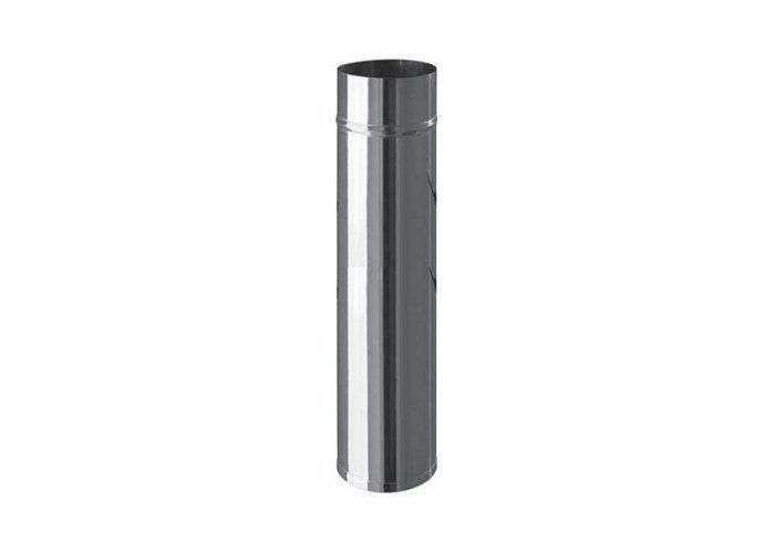 Дымоход 115 (L=0,5) (430/0,5 мм) нержавеющая сталь  ( 5 шт/упак)