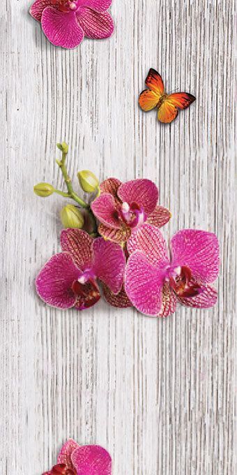 Панель ПВХ 0,25*2,7*0,008 Цветущая орхидея 0150