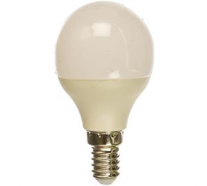 BULB LED 7W 3000K E14, Лампа светодиодная, E14,7 W, 3000K, шар