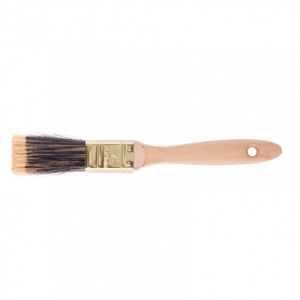 Кисть плоская Golden 1.5", искусственная щетина, деревянная ручка// MTX