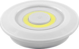 Светодиодный светильник-кнопка (3шт в блистере+пульт) 1LED 3W (3*AAA),  90*22мм FERON 23378