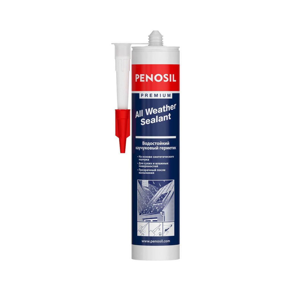 Герметик PENOSIL Premium Sealant 280ml Н4188 всепогодный прозрачный