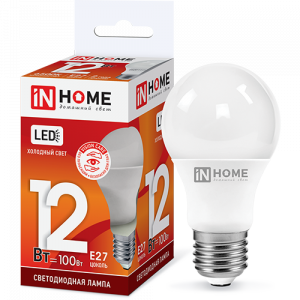 Лампа LED-A60-VISION CARE 12Вт 230В Е27 6500К 1080Лм IN HOME