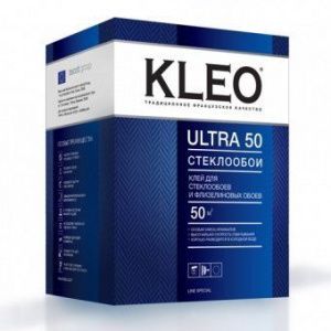 Клей для обоев KLEO ULTRA 50 стеклообои/флизелин сыпучий