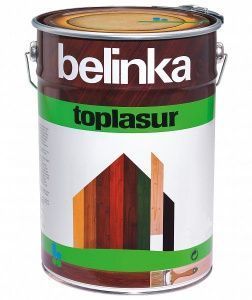 Покрытие Лазурное для защиты древесины BELINKA TOPLASUR №12 БЕСЦВЕТНАЯ 1Л