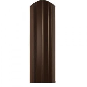 Штакетник СТАНДАРТ М-образный фигурный 1500*100мм ПЭ RAL 8017 (коричневый)