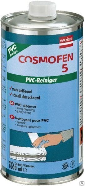 Очиститель-полироль для ПВХ Cosmofen 5,  1000 мл. /уп.12шт./ОТД