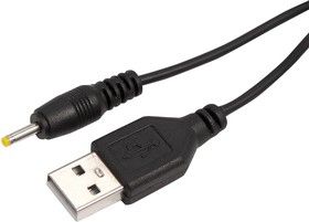 Кабель USB штеккер - DC разъем питания 0,7х2,5 мм, 1 м, REXANT 18-1155
