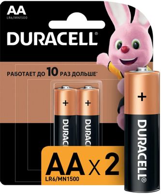 Батарейка DURACELL MN1500/LR6 2BL BASIC 2*10