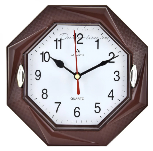 Часы настенные Atlantis 678A brown