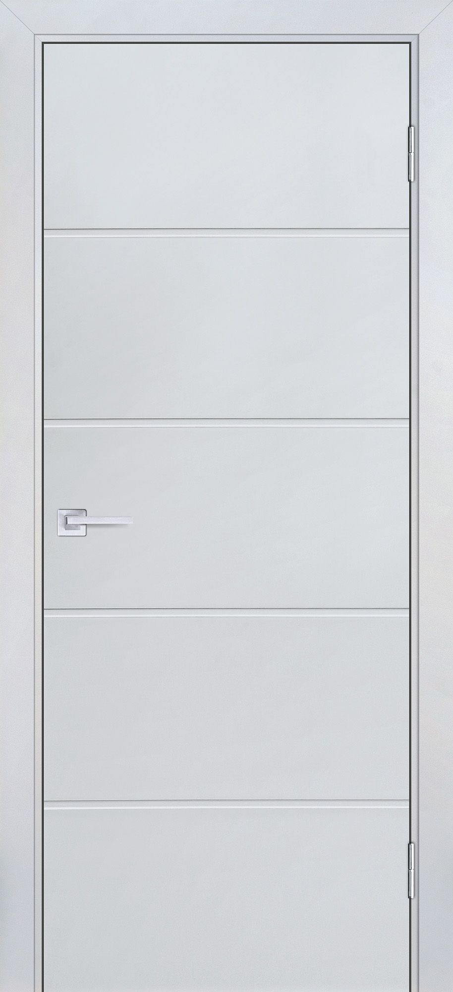 Полотно дверное Smalta-Line 03 эмаль, Светло серый Ral9018 ДГ 800*2000
