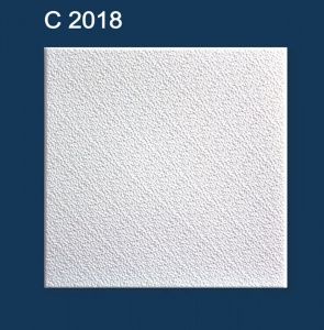 Плитка потолочная Солид С2018, белый