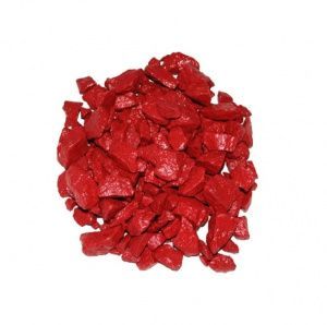 Щебень крашеный декоративный атмосферостойкий/ Пакет ПВД / 20 кг. Красный  (4623720904531)