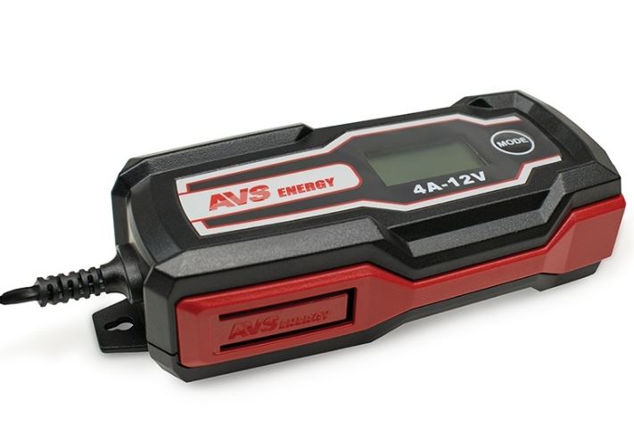 Зарядное устройство для автомобильного аккумулятора AVS BT-4S (4A, 51W) 12V A07314S