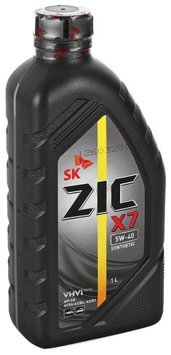 ZIC X7 SN 5w40 4л масло моторное синт +