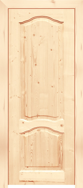 Дверное полотно неокрашенное Каролина ДГ 600*2000 мм