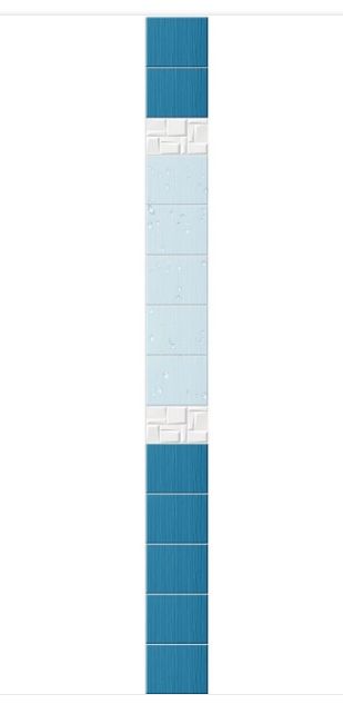 Панель ПВХ 0,25*2,7*0,008 UNIQUE Шторм синий фон
