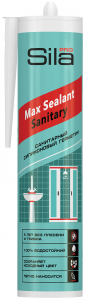 Sila PRO Max Sealant, силиконовый санитарный герметик, бесцветный, 290 мл