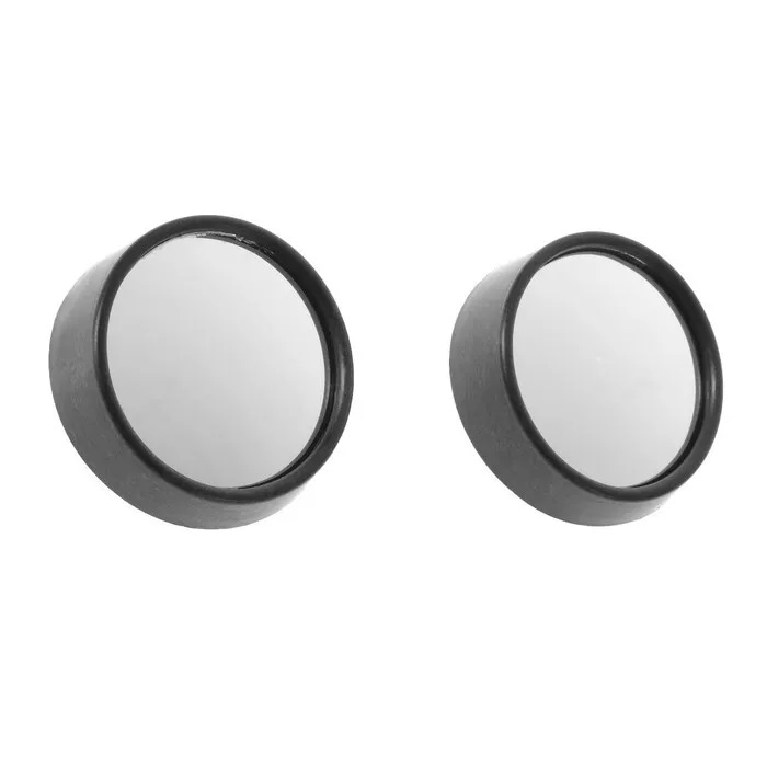 Зеркало сферическое, 50 мм, чёрный, набор 2 шт 858090