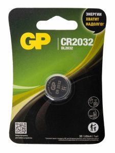Литиевые батарейки GP CR2032-2CRU1